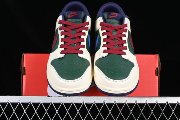 DUNK LOW FROM NIKE TO YOU FIR_COCONUT MILK_MELON TINT_TEAM RED