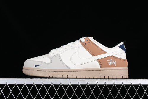 DUNK LOW RETRO SAIL WHITE COOL GREY_EARTH BROWN