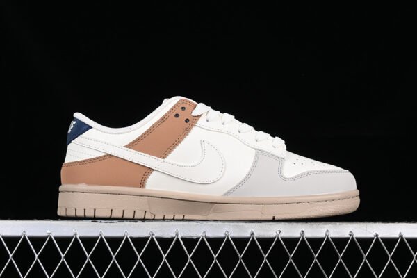 DUNK LOW RETRO SAIL WHITE COOL GREY_EARTH BROWN