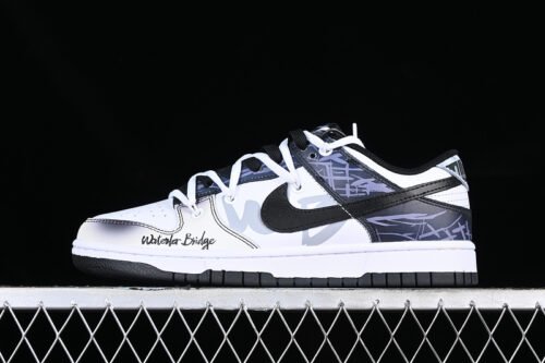 DUNK LOW BIGNIU WHITE_BLACK_BLUE