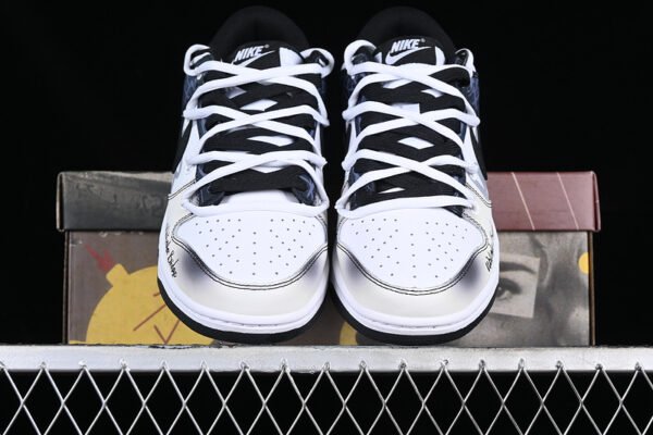 DUNK LOW BIGNIU WHITE_BLACK_BLUE