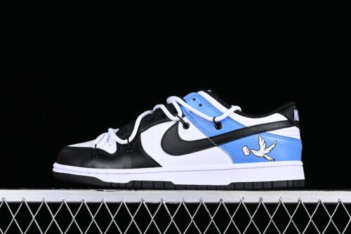 DUNK LOW SB WHITE_BLACK_BLUE