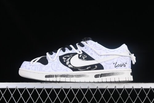 DUNK LOW ESS WHITE PAISLEY WHITE_GREY FOG_BLACK