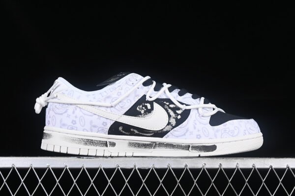 DUNK LOW ESS WHITE PAISLEY WHITE_GREY FOG_BLACK