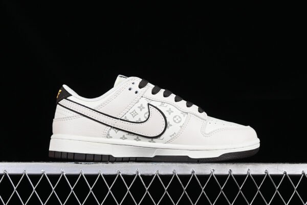 DUNK LOW LV RETRO BEIGE WHITE BLACK GREY GOLD