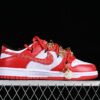 DUNK LOW SB CASUAL WEDDING SHOES RED_WHITE