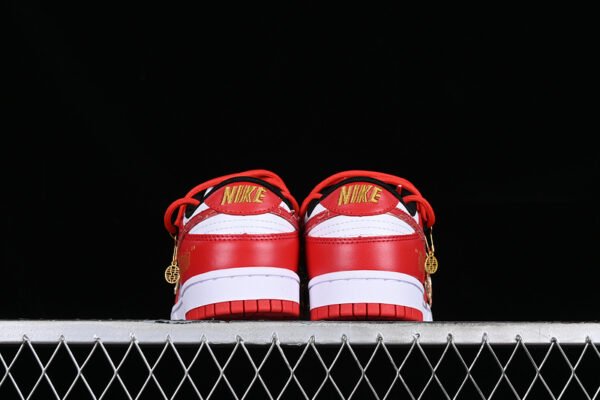DUNK LOW SB CASUAL WEDDING SHOES RED_WHITE