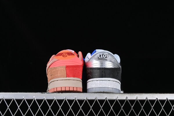 CLOT X DUNK LOW WHAT THE BROWN_GREY_RED