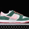 DUNK LOW ALL PETALS UNITED LIGHT BONE_SAIL_FIR GREEN_SAKURA PINK