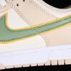 DUNK LOW PALE IVORY_OIL GREEN_WHITE_LASER ORANGE_SANDDRIFT