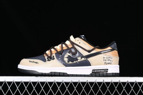 DUNK LOW SB WHITE_BLACK_BROWN