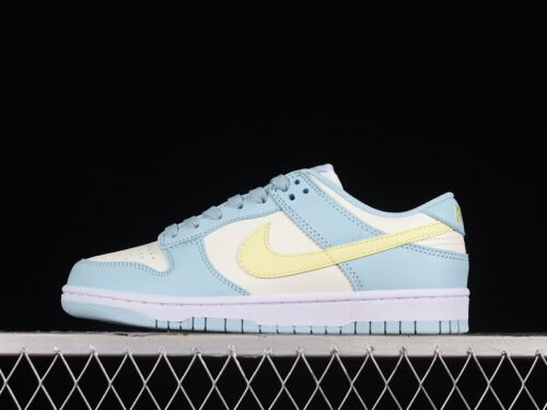 DUNK LOW CITRON TINT WHITE_YELLOW_BLUE