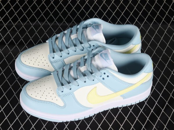 DUNK LOW CITRON TINT WHITE_YELLOW_BLUE