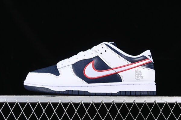 DUNK LOW PREMIUM OBSIDIAN_WHITE_UNIVERSITY RED_WOLF GREY
