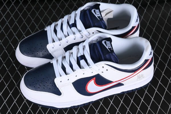 DUNK LOW PREMIUM OBSIDIAN_WHITE_UNIVERSITY RED_WOLF GREY