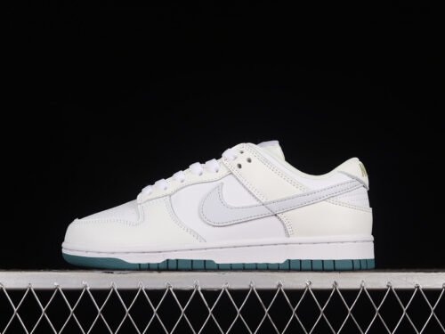 DUNK LOW GS WHITE_SUMMIT WHITE_FOOTBALL GREY