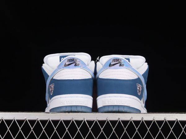 BORN X RAISED X DUNK LOW SB ONE BLOCK AT A TIME DEEP ROYAL BLUE_WHITE_WHITE