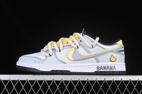 DUNK LOW SB BANANA WHITE_GREY_YELLOW