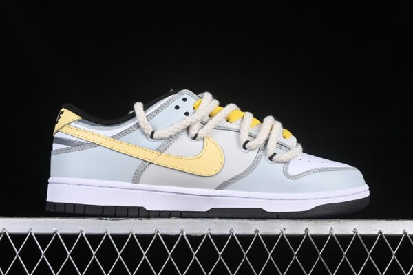 DUNK LOW SB BANANA WHITE_GREY_YELLOW