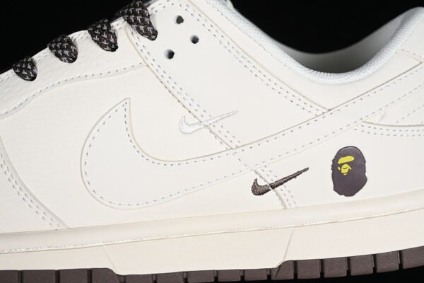 DUNK LOW BAPE WHITE_BROWN