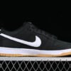 DUNK LOW SB BLACK_WHITE_BLACK_GUM LIGHT BROWN