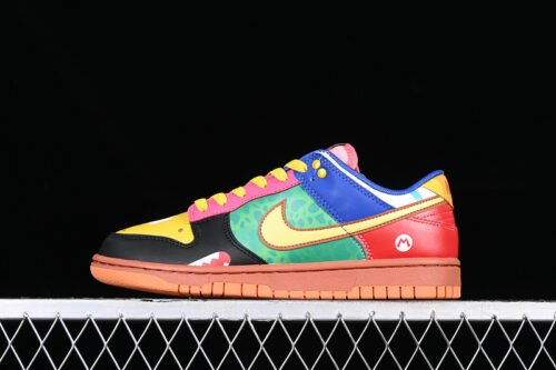 DUNK LOW SB BLACK_WHITE_MULTICOLOR