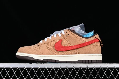CLOT X DUNK LOW SP CORK NATURAL_FLAX_COCONUT MILK_BAROQUE BROWN
