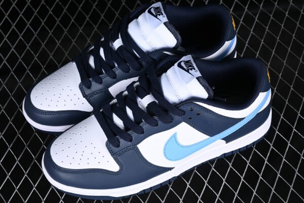 DUNK LOW OBSIDIAN_WHITE_UNIVERSITY GOLD_UNIVERSITY BLUE