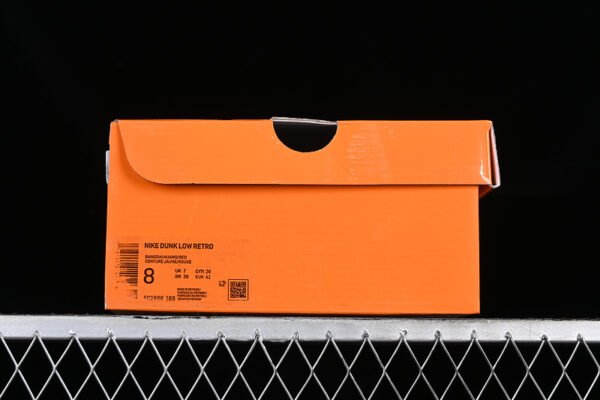 DUNK LOW LV WHITE_YELLOW_RED