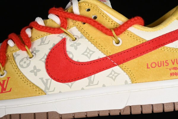 DUNK LOW LV WHITE_YELLOW_RED