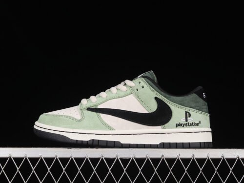 DUNK LOW SB WHITE_BLACK_GREEN