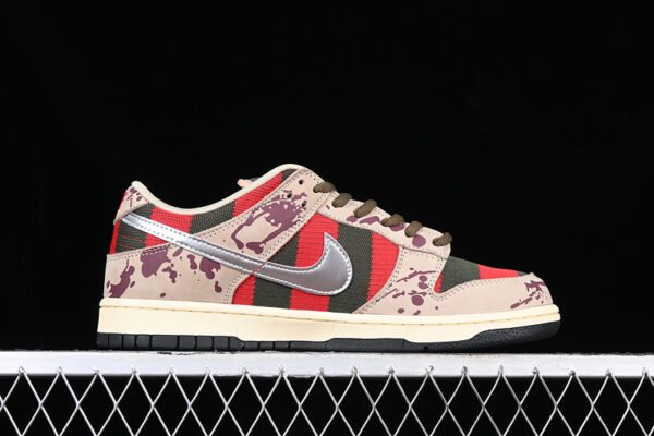 DUNK LOW PRO SB FREDDY KRUEGER TAUPE_CHROME