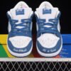 BORN X RAISED X DUNK LOW SB ONE BLOCK AT A TIME DEEP ROYAL BLUE_WHITE_WHITE
