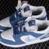 BORN X RAISED X DUNK LOW SB ONE BLOCK AT A TIME DEEP ROYAL BLUE_WHITE_WHITE