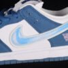 BORN X RAISED X DUNK LOW SB ONE BLOCK AT A TIME DEEP ROYAL BLUE_WHITE_WHITE