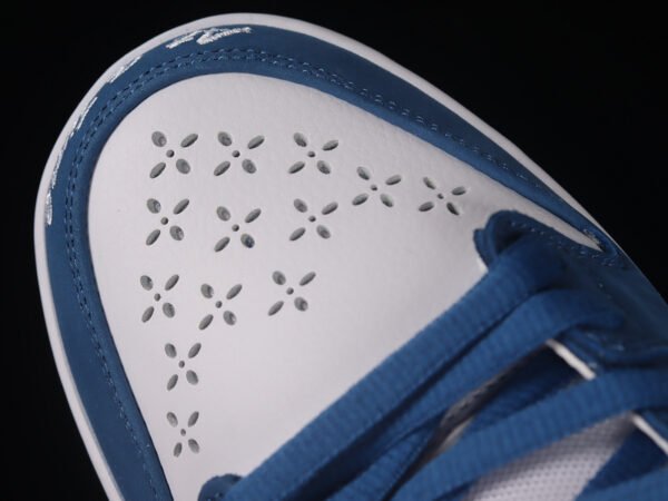 BORN X RAISED X DUNK LOW SB ONE BLOCK AT A TIME DEEP ROYAL BLUE_WHITE_WHITE