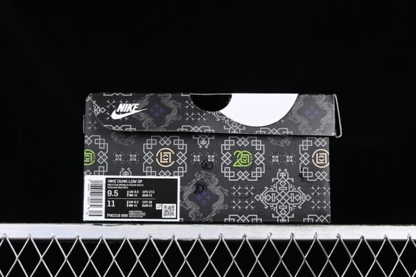 CLOT X DUNK LOW WHAT THE BROWN_GREY_RED